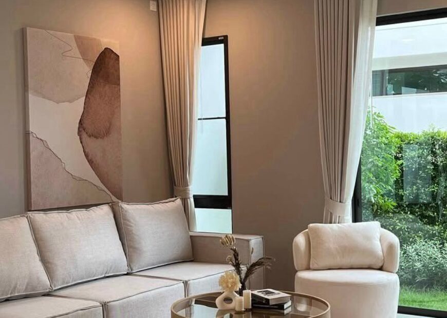 ให้เช่าบ้าน มัณฑนา บางนา กม.15 บ้านใกล้สวนส่วนกลาง