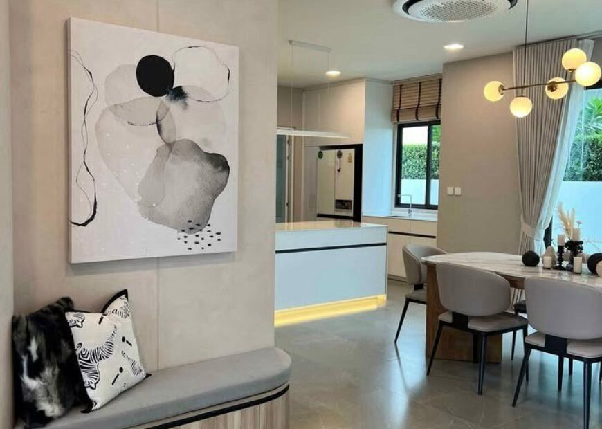 ให้เช่าบ้าน มัณฑนา บางนา กม.15 บ้านใกล้สวนส่วนกลาง