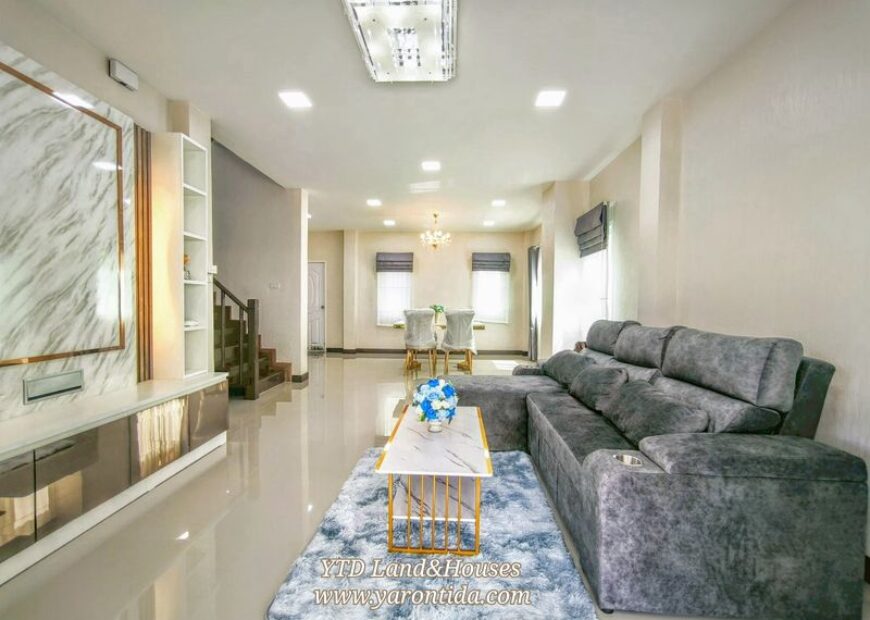 ขาย บ้านแฝด สไตล์บ้านเดี่ยว 2 ชั้น ในโครงการบ้านบุรีรมย์ เทพารักษ์