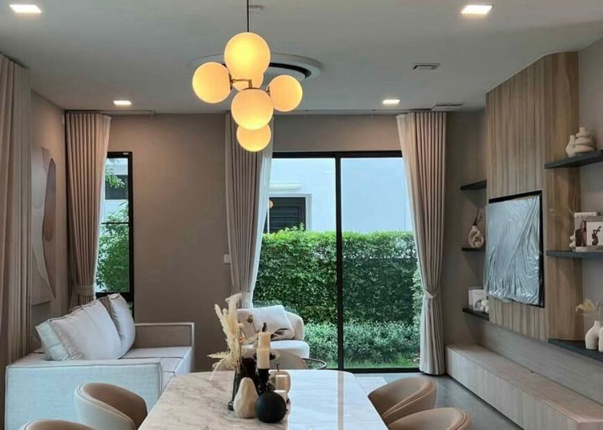 ให้เช่าบ้าน มัณฑนา บางนา กม.15 บ้านใกล้สวนส่วนกลาง