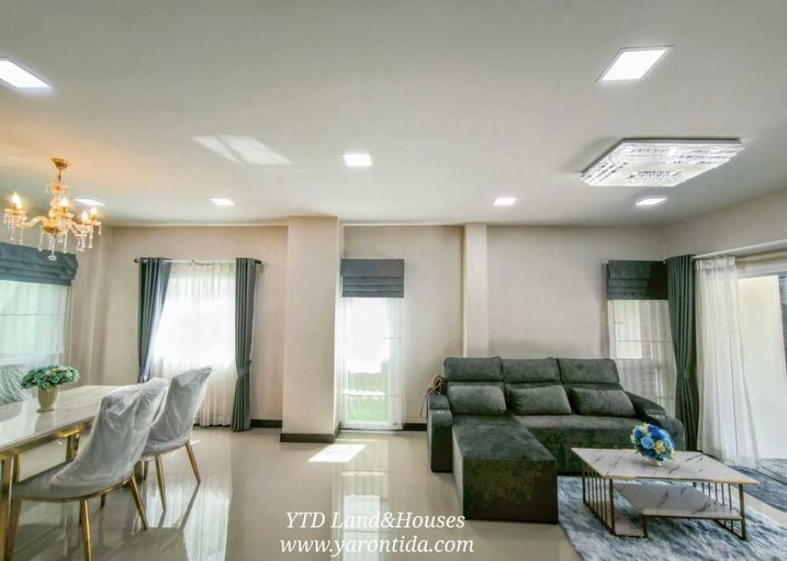 ขาย บ้านแฝด สไตล์บ้านเดี่ยว 2 ชั้น ในโครงการบ้านบุรีรมย์ เทพารักษ์
