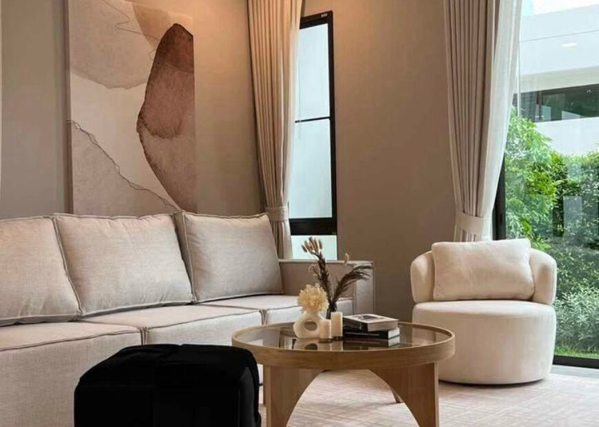 ให้เช่าบ้าน มัณฑนา บางนา กม.15 บ้านใกล้สวนส่วนกลาง