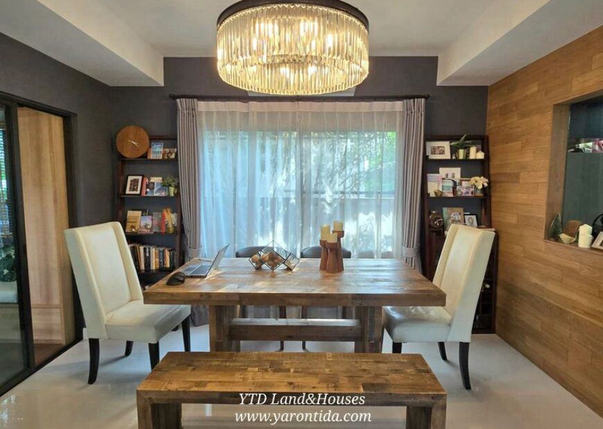 มัณฑนา บางนา กม7 ให้เช่า บ้านสวย สภาพดี เฟอร์นิเจอร์ครบ