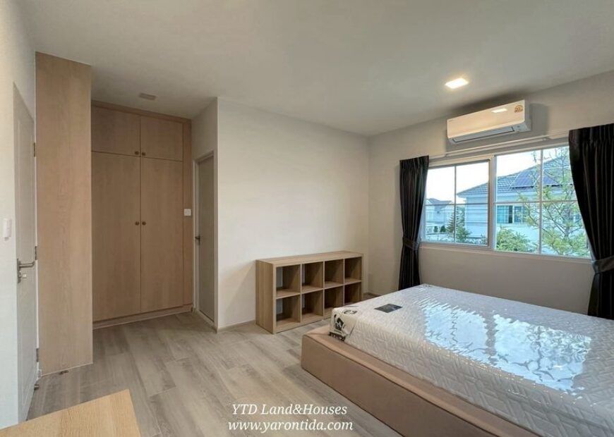 ให้เช่าบ้านเดี่ยว ชัยพฤกษ์ บางนา กม.15 หน้าบ้านทิศใต้ (เฟอร์นิเจอร์ครบ) **พร้อมอยู่ **