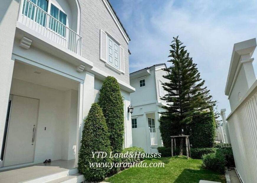 ให้เช่าบ้านเดี่ยว ชัยพฤกษ์ บางนา กม.15 95,000 บาท/เดือน (เฟอร์นิเจอร์ครบ) **พร้อมอยู่ **