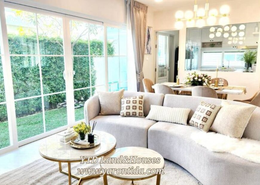ให้เช่าบ้านเดี่ยว ชัยพฤกษ์ บางนา กม.15 95,000 บาท/เดือน (เฟอร์นิเจอร์ครบ) **พร้อมอยู่ **