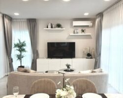 ให้เช่าบ้านเดี่ยว ชัยพฤกษ์ บางนา กม.15 95,000 บาท/เดือน (เฟอร์นิเจอร์ครบ) **พร้อมอยู่ **