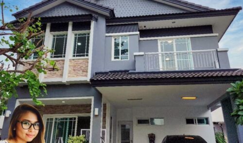House for rent at Mantana 3 Onnut-Wongwhaen Newly renovated. (Fully furnisheded)