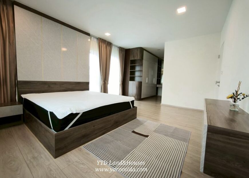 For rent, 2-story detached house, Villaggio 3 Srinakarin-Bangna