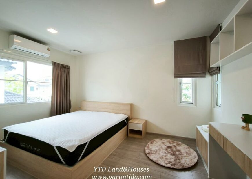 For rent, 2-story detached house, Villaggio 3 Srinakarin-Bangna