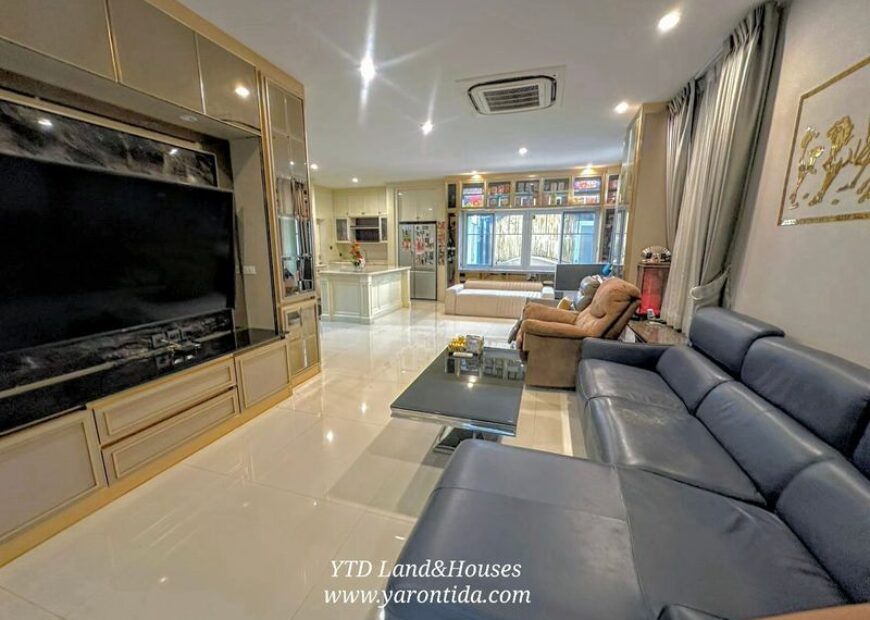 ขายด่วน บ้านหรู นันท์วัน บางนา กม7 ต่อเติม ตกแต่ง ขยายพื้นที่ใช้สอยเยอะมากๆ มีห้องพักผ่อนหลายมุม