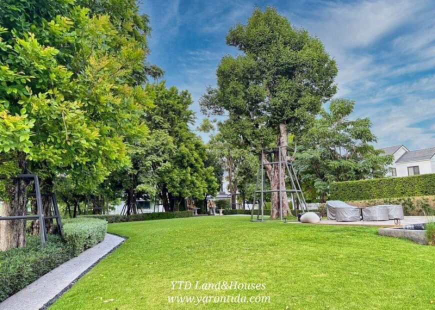 ให้เช่า บ้านเดี่ยว 2 ชั้น ในโครงการพิมนารา ศรีนครินทร์-บางนา บ้าน Modern Japanese Tropical