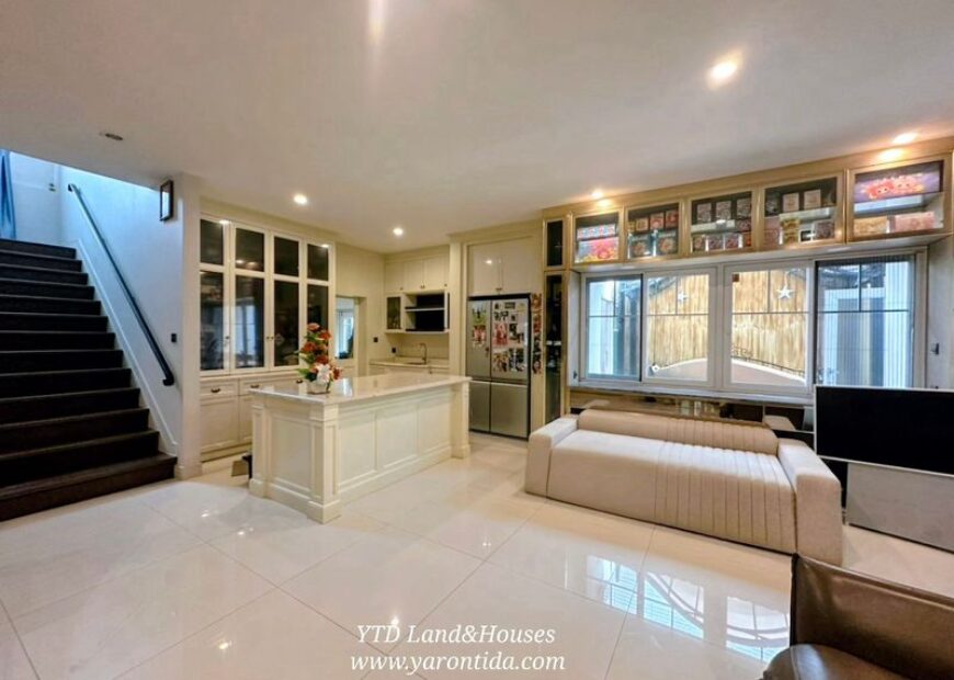 ขายด่วน บ้านหรู นันท์วัน บางนา กม7 ต่อเติม ตกแต่ง ขยายพื้นที่ใช้สอยเยอะมากๆ มีห้องพักผ่อนหลายมุม