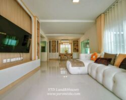 For rent, 2-story detached house, Villaggio 3 Srinakarin-Bangna