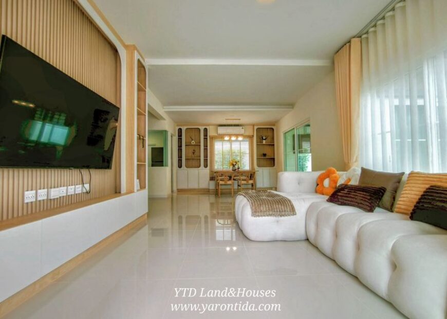 For rent, 2-story detached house, Villaggio 3 Srinakarin-Bangna
