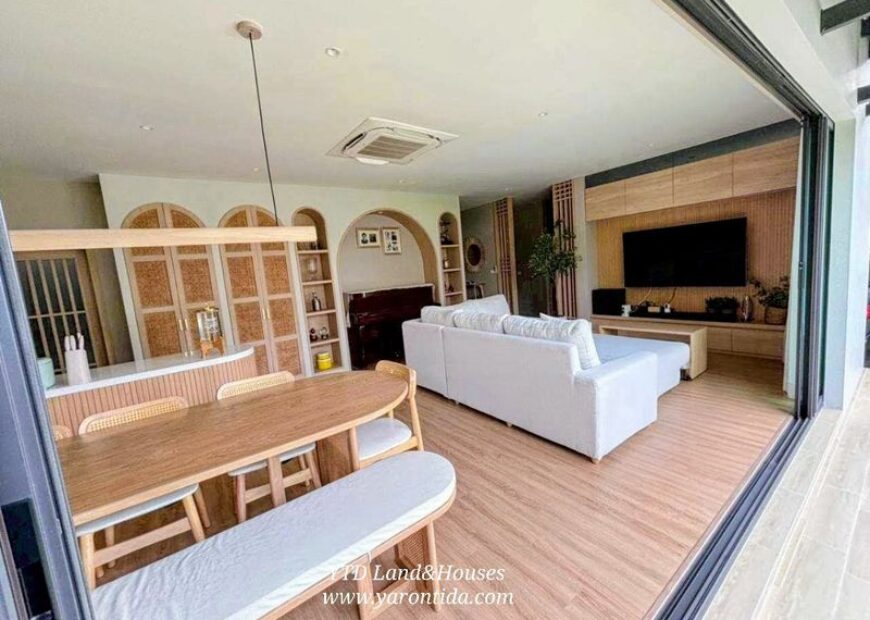 ให้เช่า บ้านเดี่ยว 2 ชั้น ในโครงการพิมนารา ศรีนครินทร์-บางนา บ้าน Modern Japanese Tropical