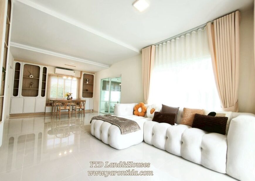 For rent, 2-story detached house, Villaggio 3 Srinakarin-Bangna