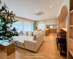 ให้เช่า บ้านเดี่ยว 2 ชั้น ในโครงการพิมนารา ศรีนครินทร์-บางนา บ้าน Modern Japanese Tropical