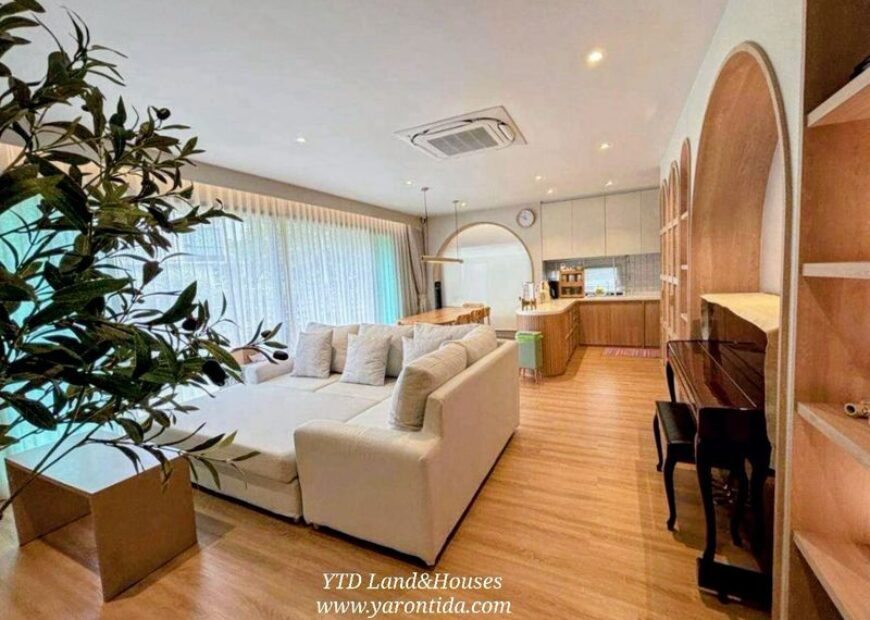 ให้เช่า บ้านเดี่ยว 2 ชั้น ในโครงการพิมนารา ศรีนครินทร์-บางนา บ้าน Modern Japanese Tropical