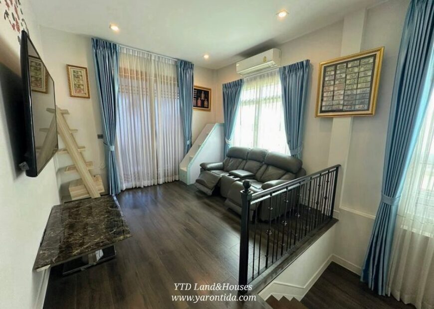 ขายด่วน บ้านหรู นันท์วัน บางนา กม7 ต่อเติม ตกแต่ง ขยายพื้นที่ใช้สอยเยอะมากๆ มีห้องพักผ่อนหลายมุม