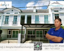 ขาย ทาวน์โฮม 2 ชั้น ใกล้เมกา บางนา ทำเลดีที่สุดในย่านนี้ โครงการ Indy 2 บางนา-รามคำแหง 2