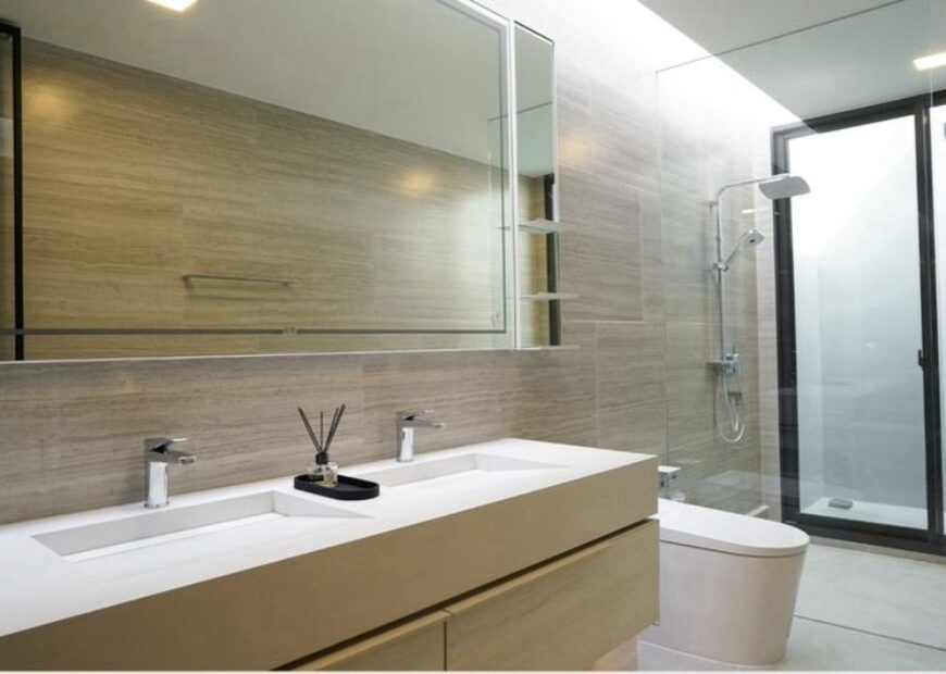 ขาย/ให้เช่า บ้านหรู วีเว่ กรุงเทพกรีฑา VIVE Krungthep Kreetha แปลงหัวมุม, บ้านเดี่ยว 3 ชั้น พร้อมลิฟต์ส่วนตัว