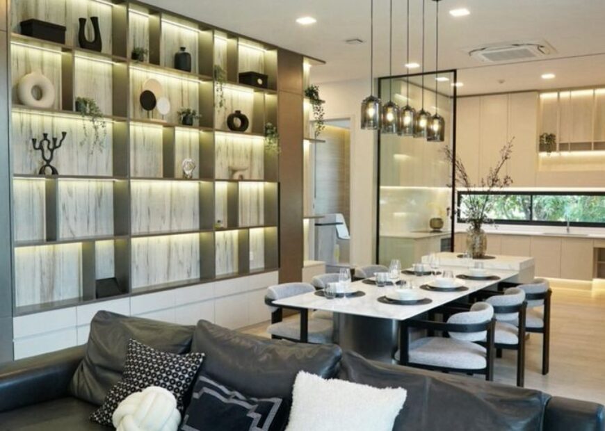 ขาย/ให้เช่า บ้านหรู วีเว่ กรุงเทพกรีฑา VIVE Krungthep Kreetha แปลงหัวมุม, บ้านเดี่ยว 3 ชั้น พร้อมลิฟต์ส่วนตัว