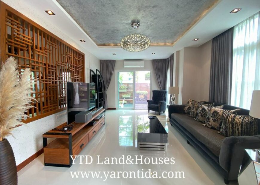 ให้เช่า คาซ่า แกรนด์ อ่อนนุช วงแหวน บ้านสวย สภาพดี โครงการเดินทางสะดวก