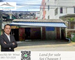 ขาย บ้านชั้นเดียว ย่านซอยชวาล1 ( ใกล้สี่แยก เทพารักษ์ )  สำหรับบุคคลที่ต้องการมองหาการลงทุน (หันหน้าทางทิศตะวันออก) ขนาดที่ดิน  ก x ย = 8 x 27.5 ม.  ราคาขาย 2.7 ลบ.