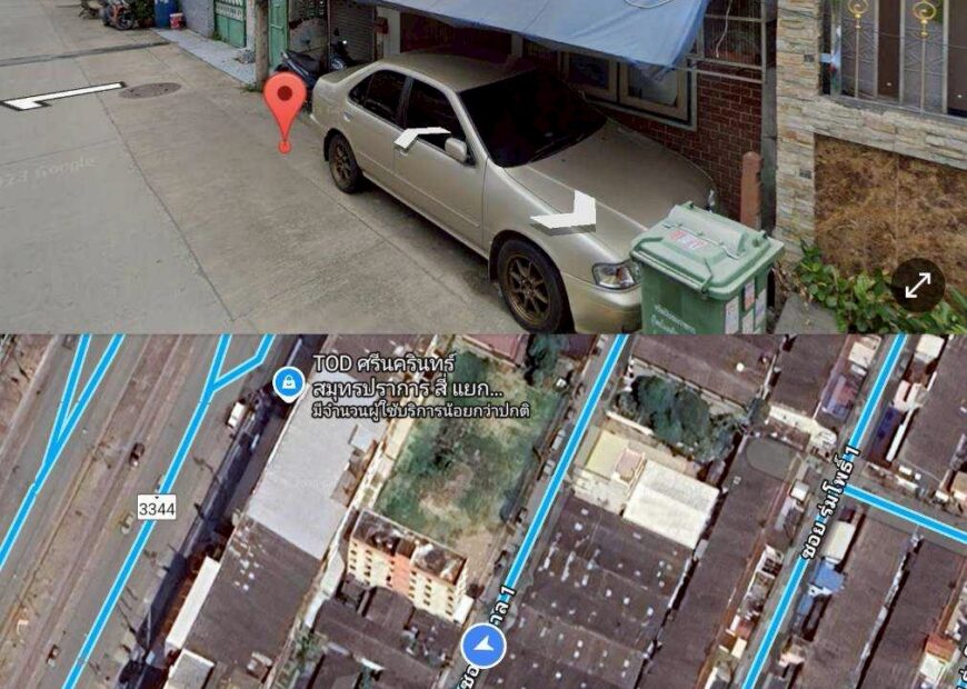 ขาย บ้านชั้นเดียว ย่านซอยชวาล1 ( ใกล้สี่แยก เทพารักษ์ )  สำหรับบุคคลที่ต้องการมองหาการลงทุน (หันหน้าทางทิศตะวันออก) ขนาดที่ดิน  ก x ย = 8 x 27.5 ม.  ราคาขาย 2.7 ลบ.