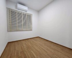 For rent: 2-story townhome in the Pleno Sukhumvit-Bangna 2, Good location, just 3 minutes from Mega Bangna. Fully furnished, with an awning in front of the house. Flooring and a roof for the awning at the back of the house. ready to move in.