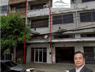 ให้เช่าอาคารพาณิชย์ 4 ชั้น ครึ่ง ริมถนน พระราม 3 สำหรับผู้ที่ต้องการทำธุรกิจ หรือต้องการใช้หน้าร้านค้า ใกล้ ห้าง ไทวัสดุ พระราม 3